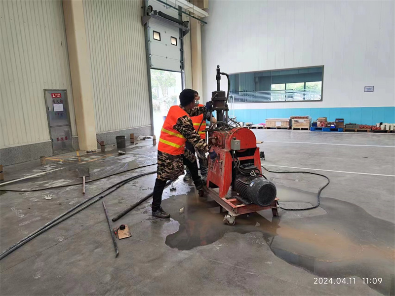 民权厂房地面下沉塌陷注浆加固施工